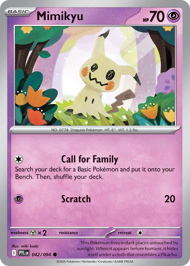 Mimikyu - 042/094 - Reverse Holofoil