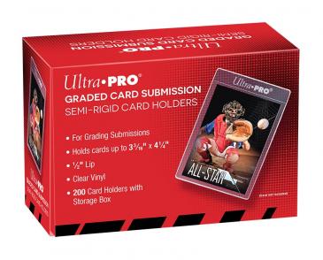 Ultrapro Tall Card Submission Semi-Rigid Card Holders 200ct