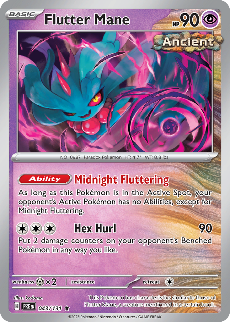 Flutter Mane (Poke Ball Pattern) - 043/131