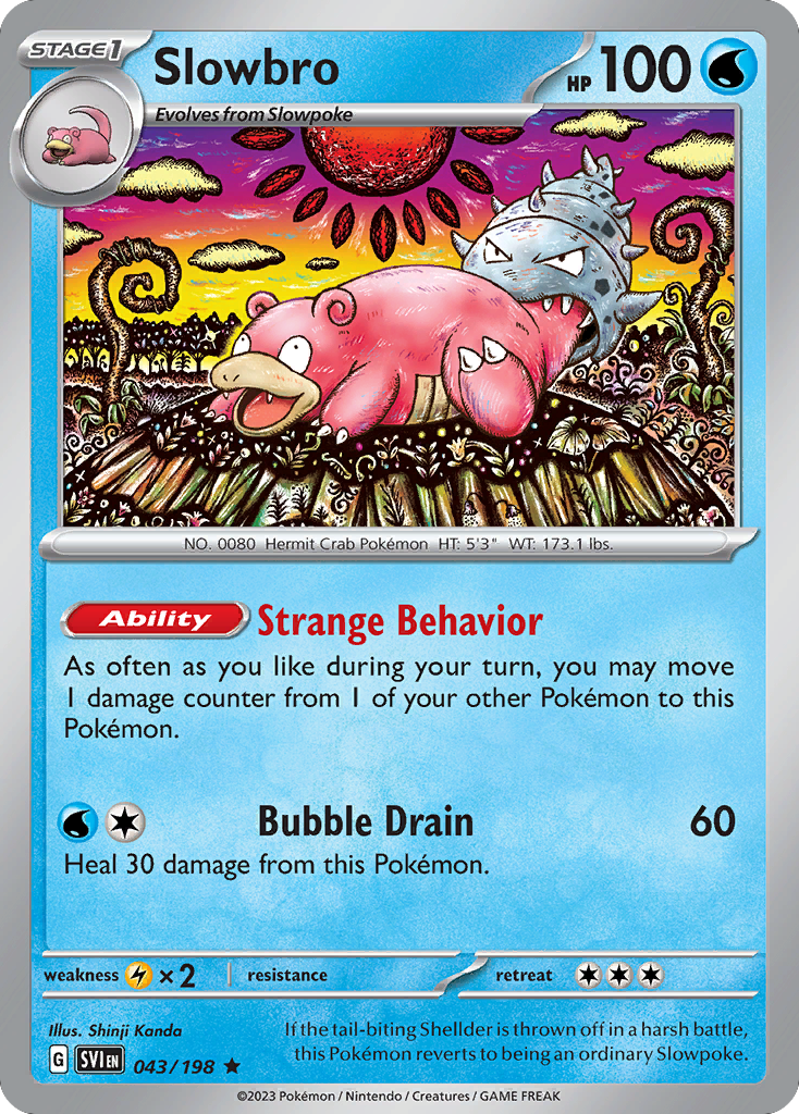 Slowbro - 043/198 - Reverse Holofoil