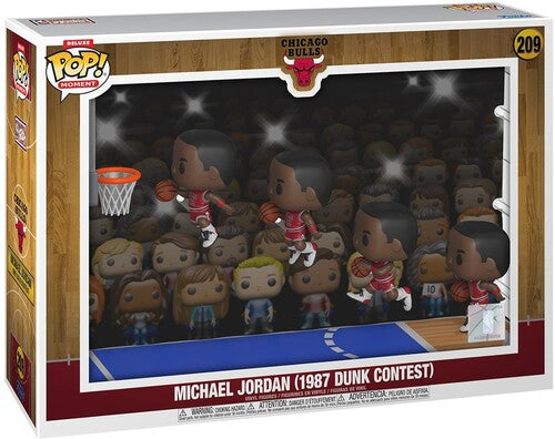 Pop Moments Deluxe Bulls Michael Jordan 87 Dunk Contest Figure