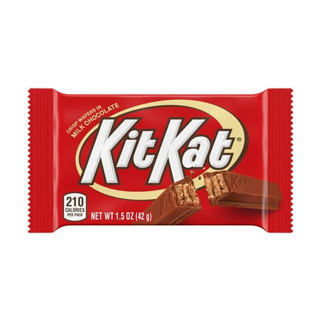 KIT KAT Milk Chocolate Wafer Candy, Full Size, 1.5 oz.