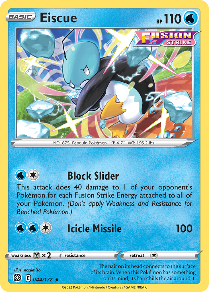 Eiscue - 044/172 - Reverse Holofoil