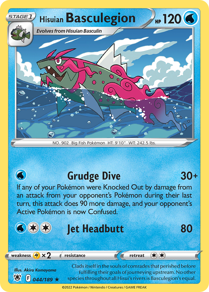 Hisuian Basculegion - 044/189 - Reverse Holofoil