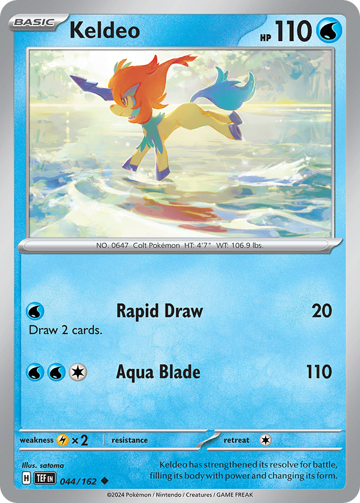 Keldeo - 044/162 - Reverse Holofoil