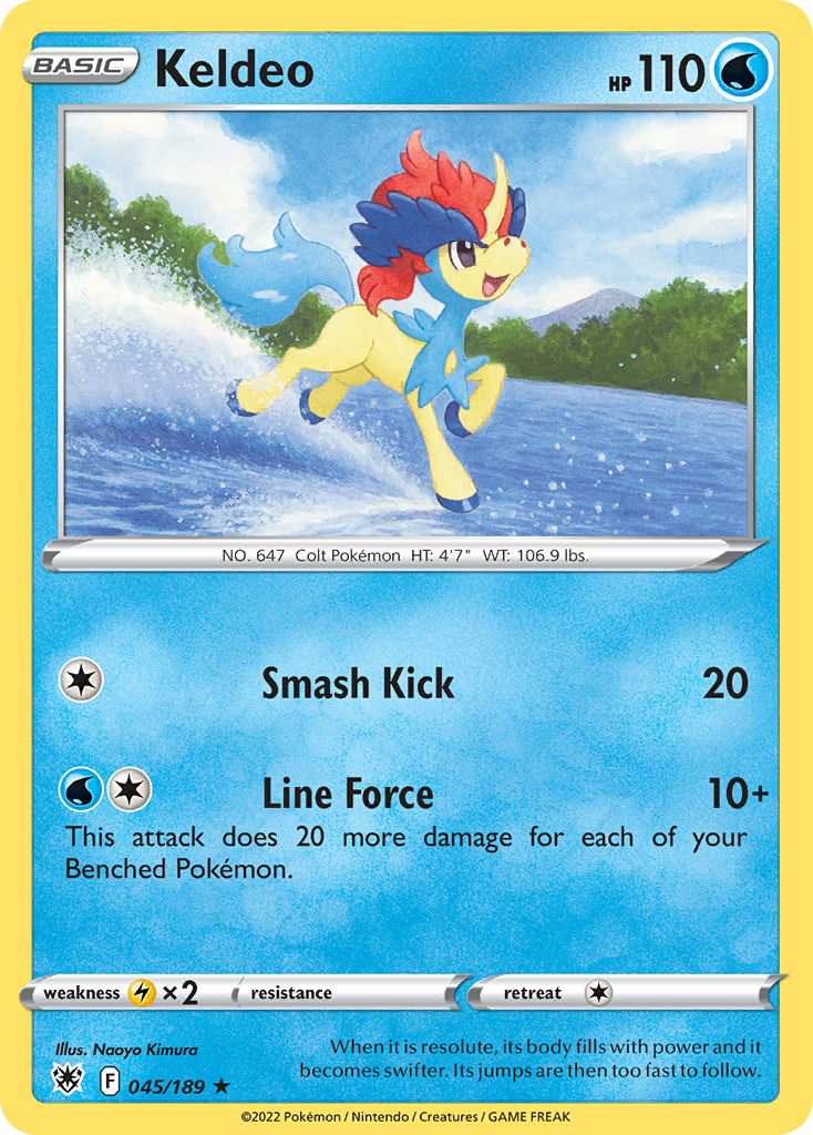 Keldeo - 045/189 - Reverse Holofoil