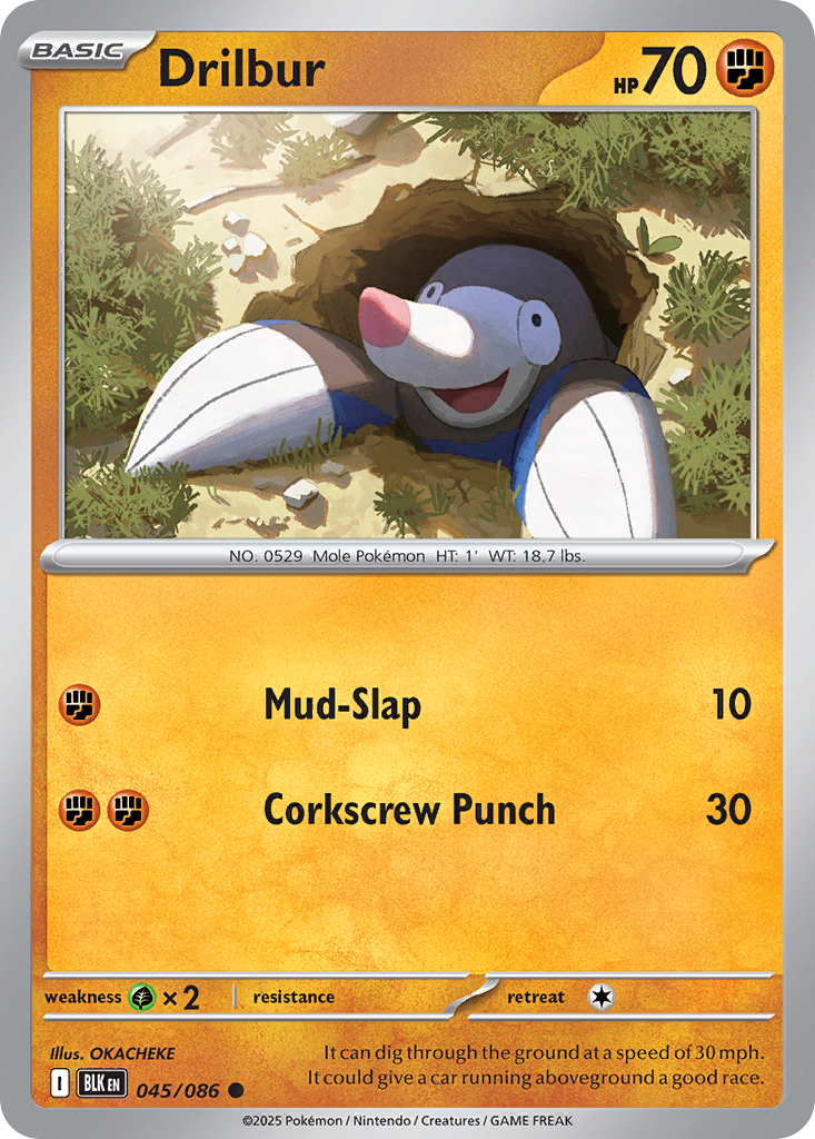 Drilbur (Poke Ball Pattern) - 045/086