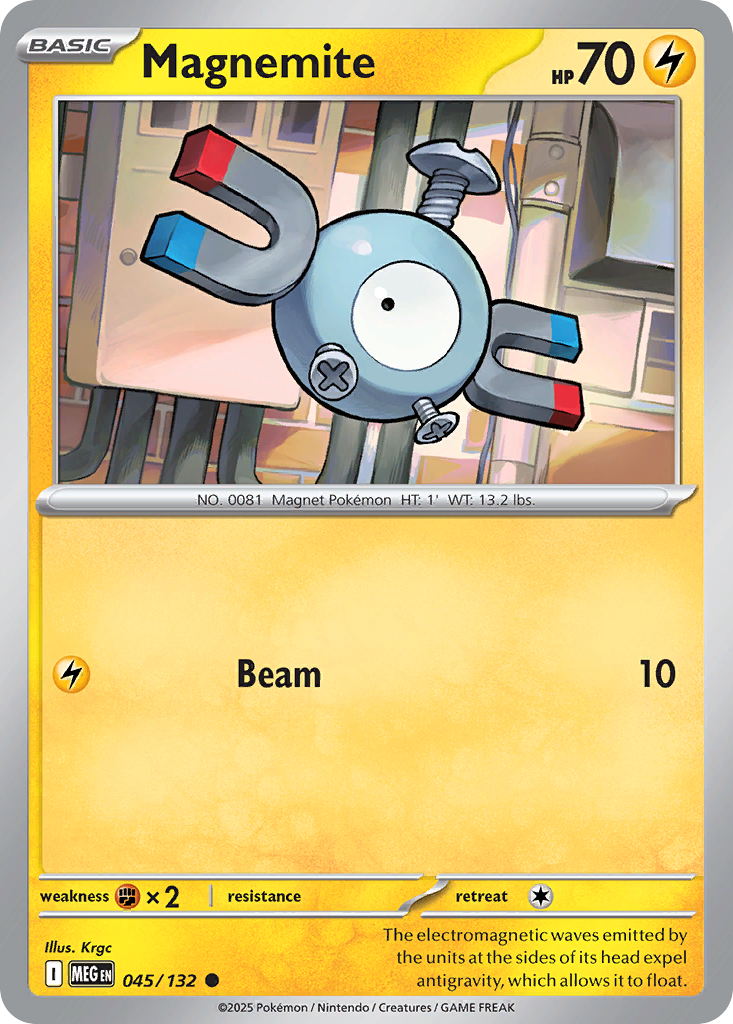 Magnemite - 045/132 - Reverse Holofoil