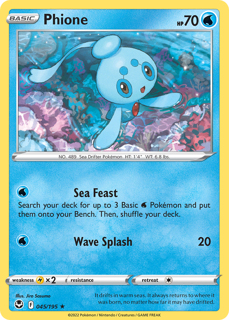 Phione - 045/195 - Reverse Holofoil