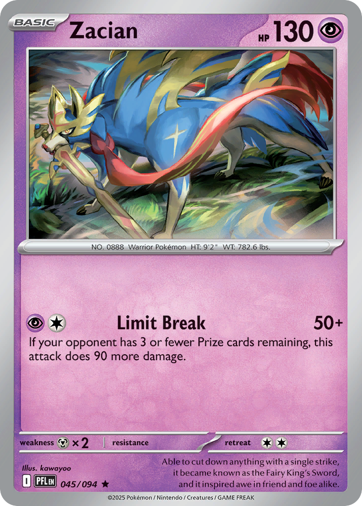 Zacian  - 045/094 - Reverse Holofoil