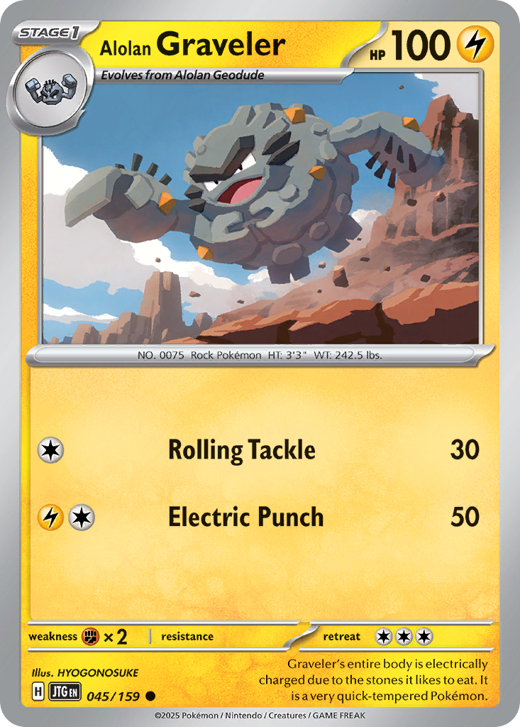 Alolan Graveler - 045/159