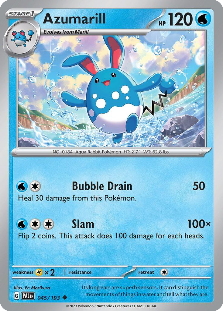 Azumarill - 045/193 - Reverse Holofoil