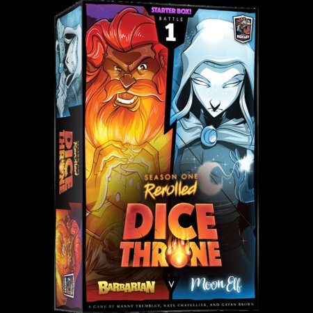 Dice Throne S1 Barbarian vs Moon Elf