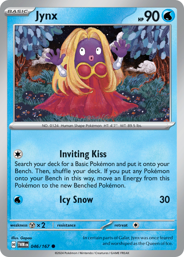 Jynx - 046/167 - Reverse Holofoil