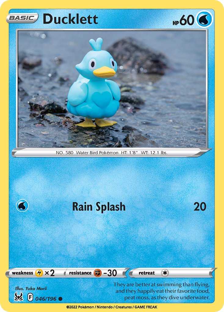 Ducklett - 046/196 - Reverse Holofoil