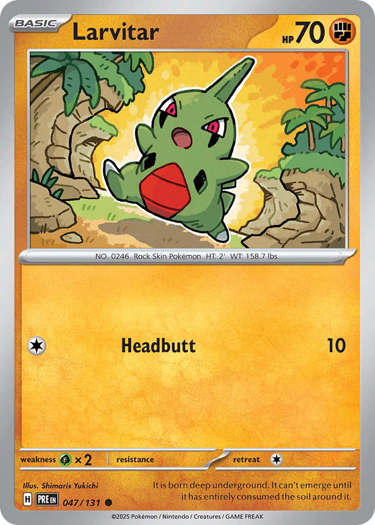 Larvitar (Poke Ball Pattern) - 047/131