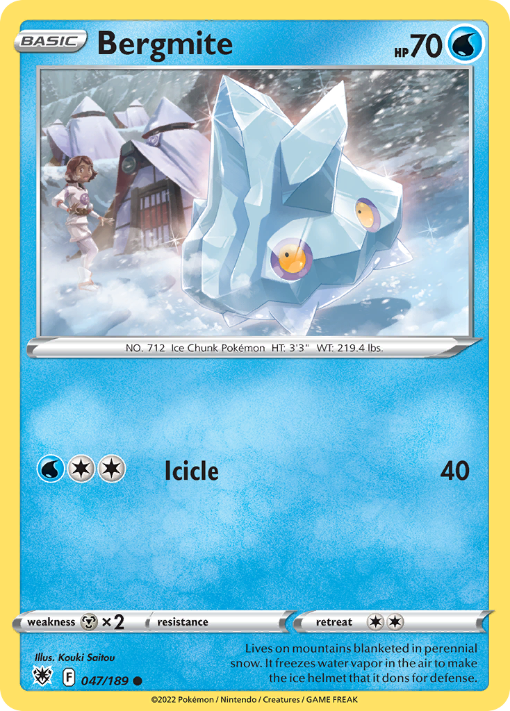 Bergmite - 047/189 - Reverse Holofoil