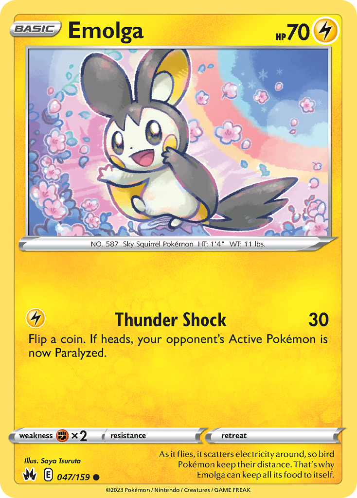 Emolga - 047/159 - Reverse Holofoil