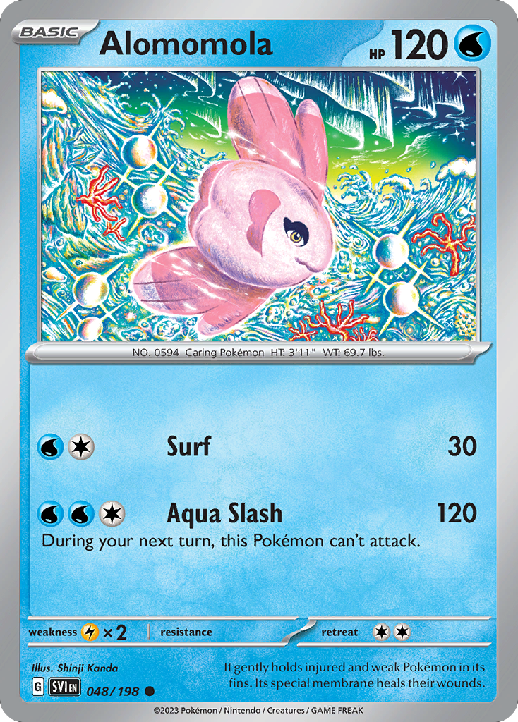 Alomomola - 048/198 - Reverse Holofoil