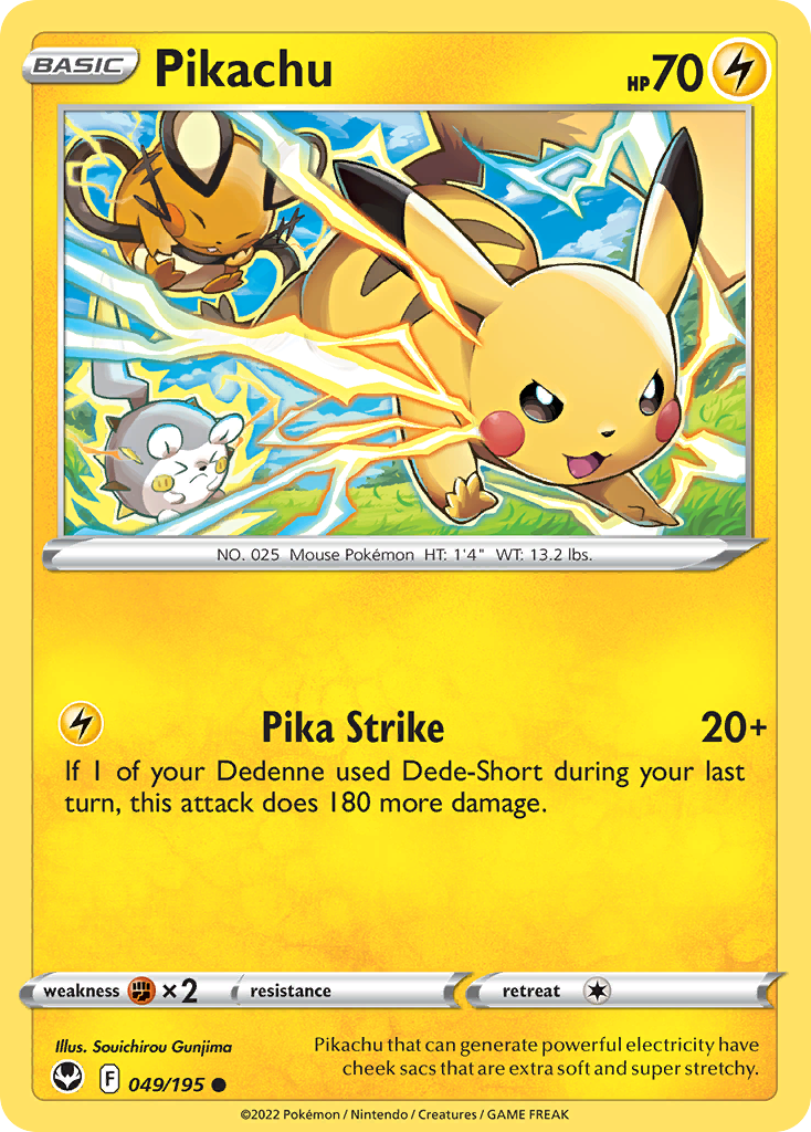 Pikachu - 049/195 - Reverse Holofoil