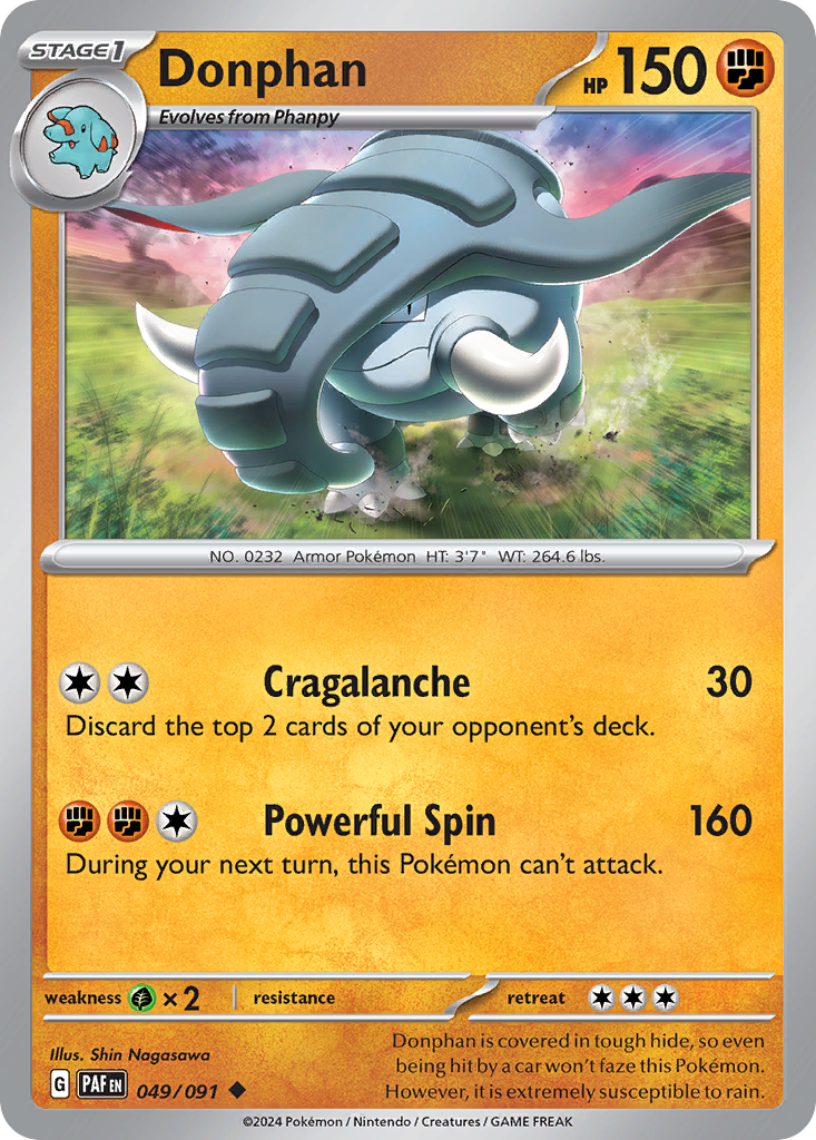 Donphan - 049/091 - Reverse Holofoil
