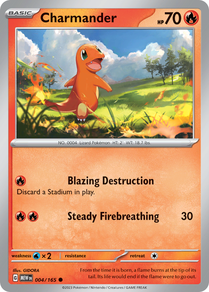 Charmander  - 004/165