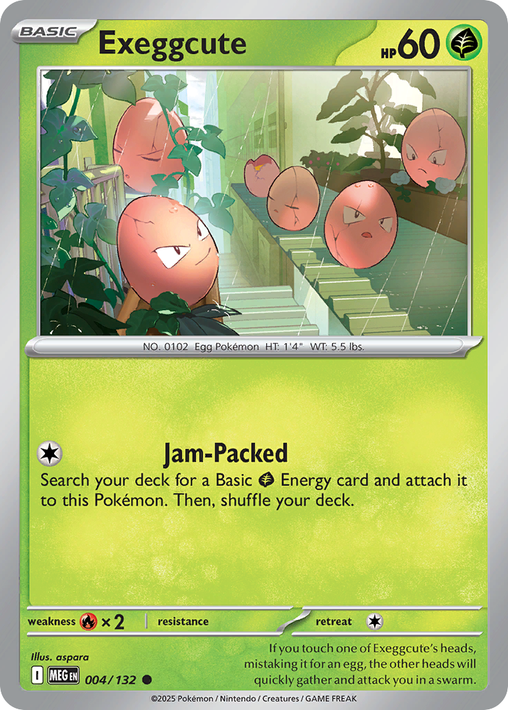 Exeggcute - 004/132 - Reverse Holofoil
