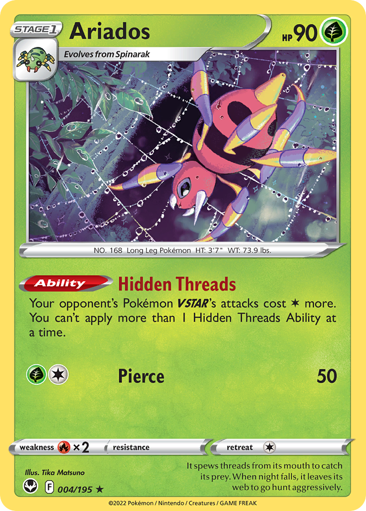 Ariados - 004/195 - Reverse Holofoil