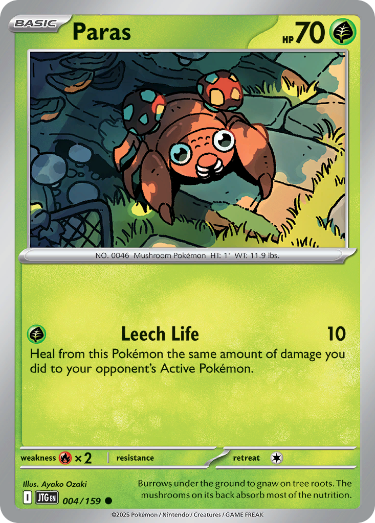 Paras - 004/159 - Reverse Holofoil
