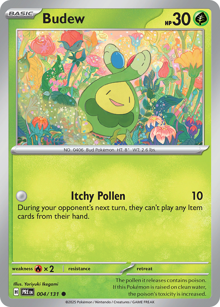 Budew - 004/131 - Reverse Holofoil