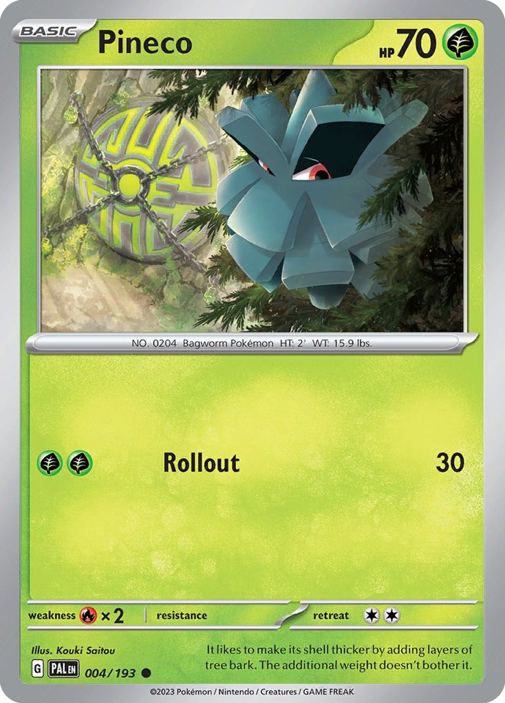 Pineco - 004/193 - Reverse Holofoil