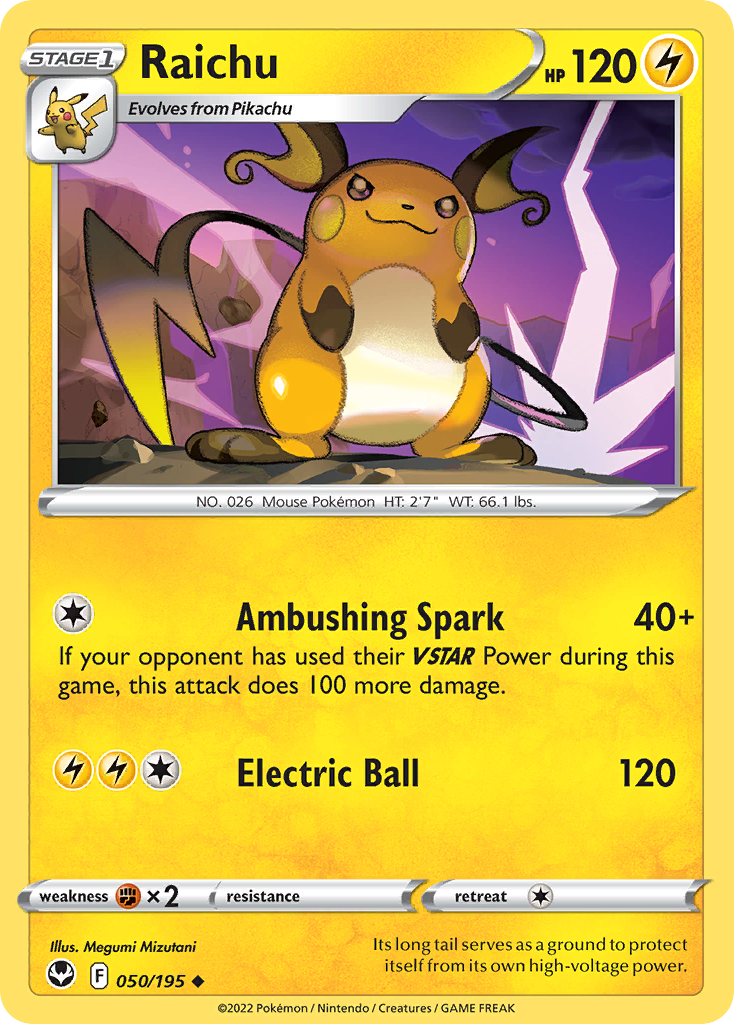 Raichu - 050/195 - Reverse Holofoil