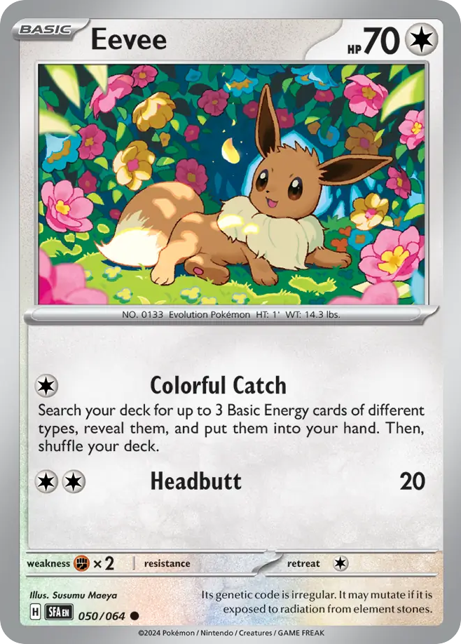 Eevee - 050/064 - Reverse Holofoil