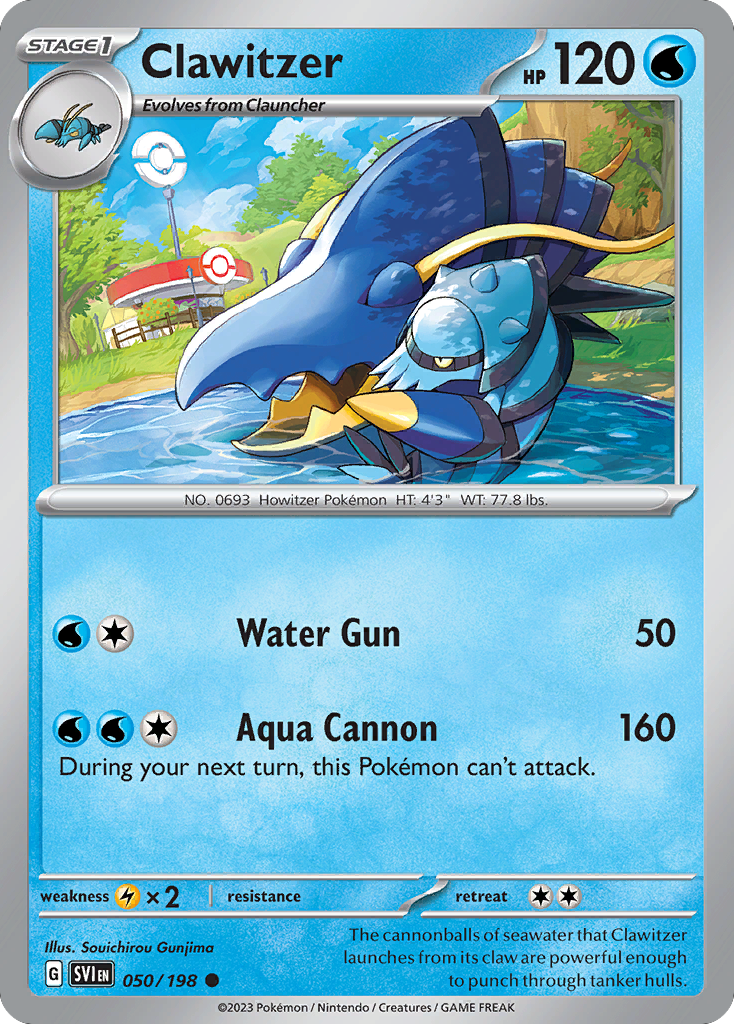 Clawitzer - 050/198 - Reverse Holofoil