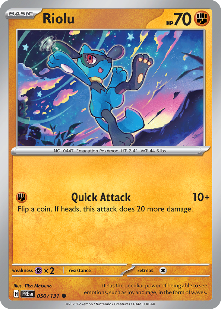 Riolu - 050/131 - Reverse Holofoil