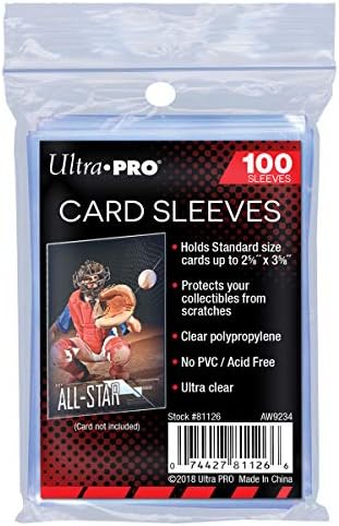 Ultra Pro Card Sleeve Polypro 100 Pack