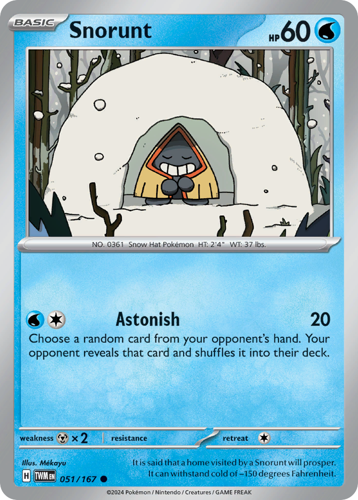 Snorunt - 051/167 - Reverse Holofoil