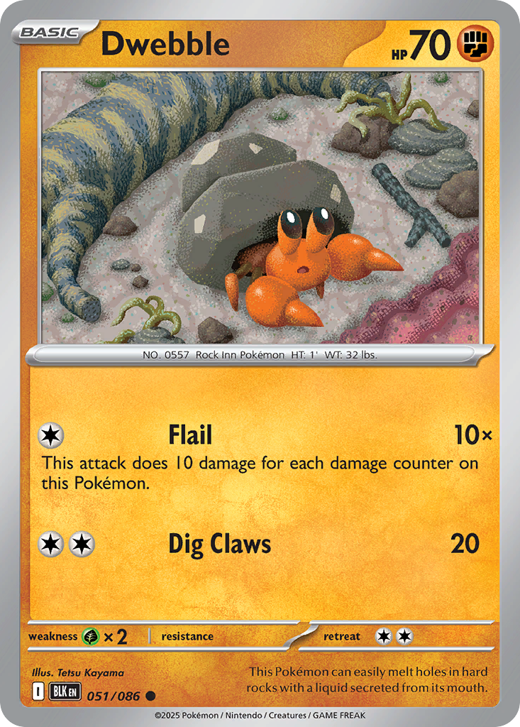 Dwebble (Master Ball Pattern) - 051/086