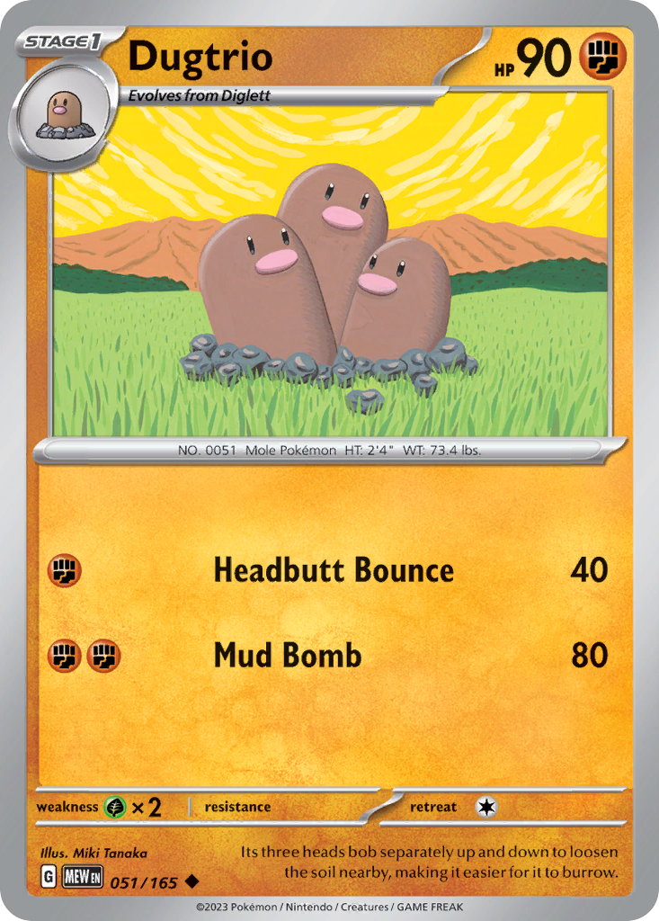 Dugtrio - 051/165