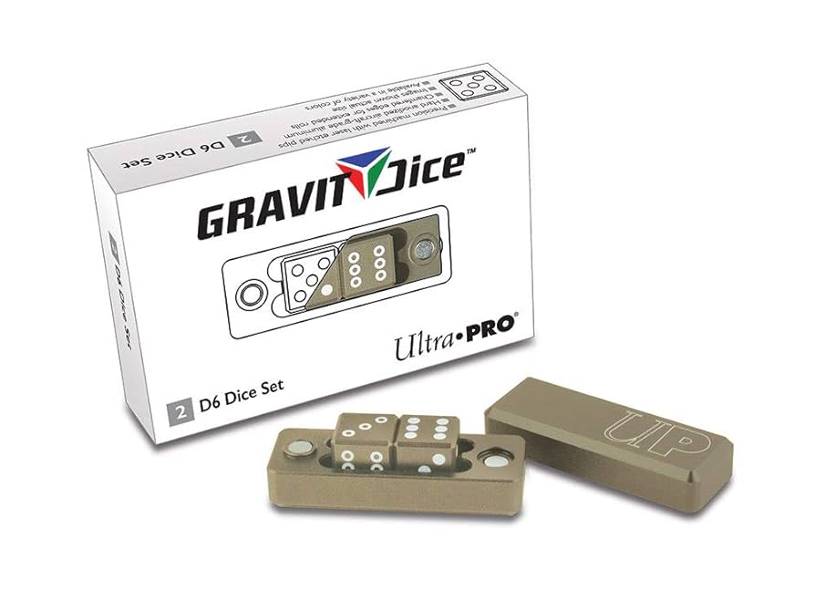 Gravity Dice - 2 Piece D6 Set - Desert