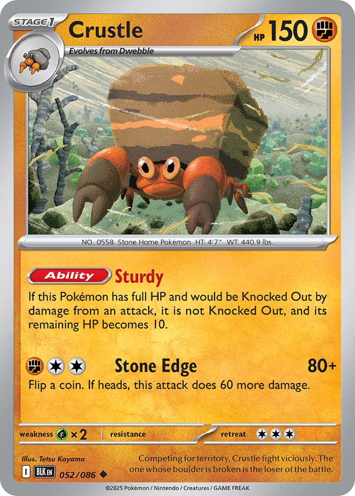 Crustle (Poke Ball Pattern) - 052/086