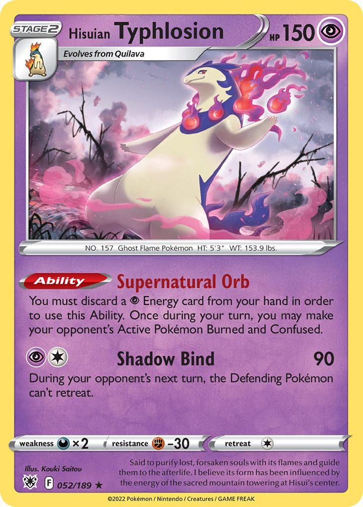 Hisuian Typhlosion - 052/189