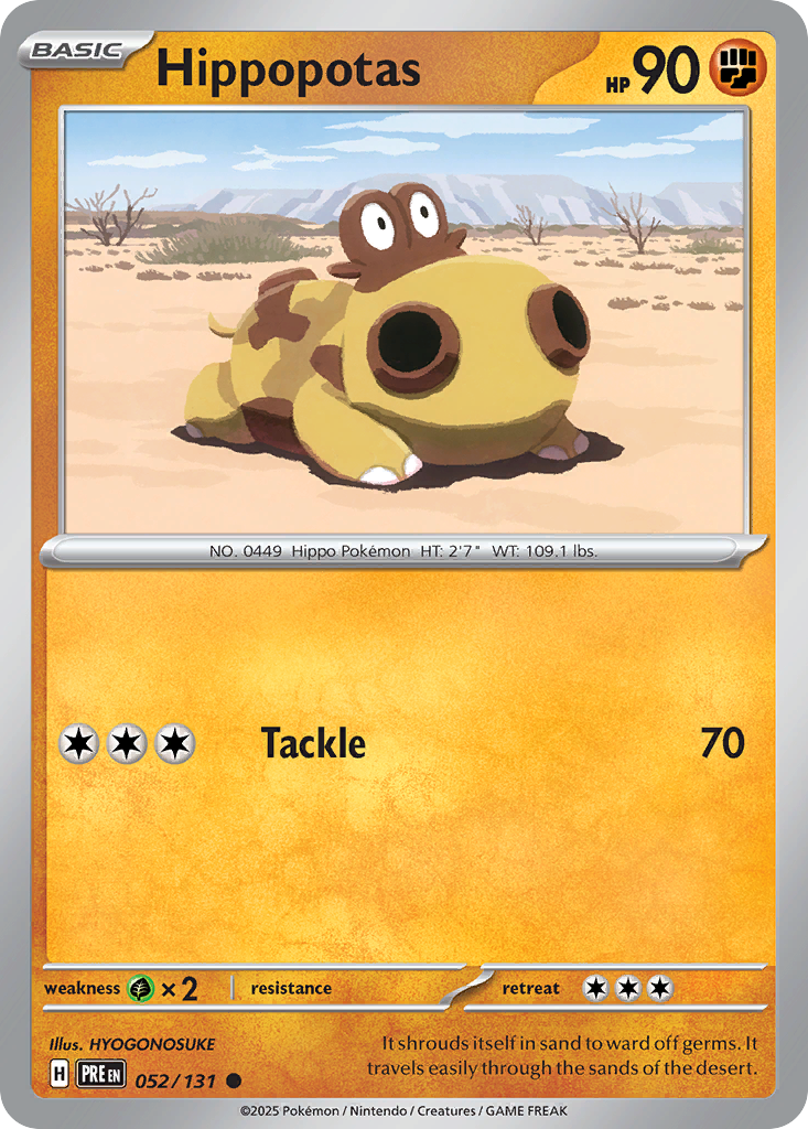 Hippopotas - 052/131 - Reverse Holofoil