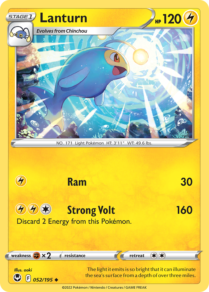 Lanturn - 052/195 - Reverse Holofoil