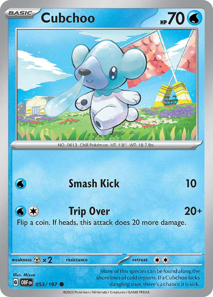 Cubchoo - 053/197 - Reverse Holofoil