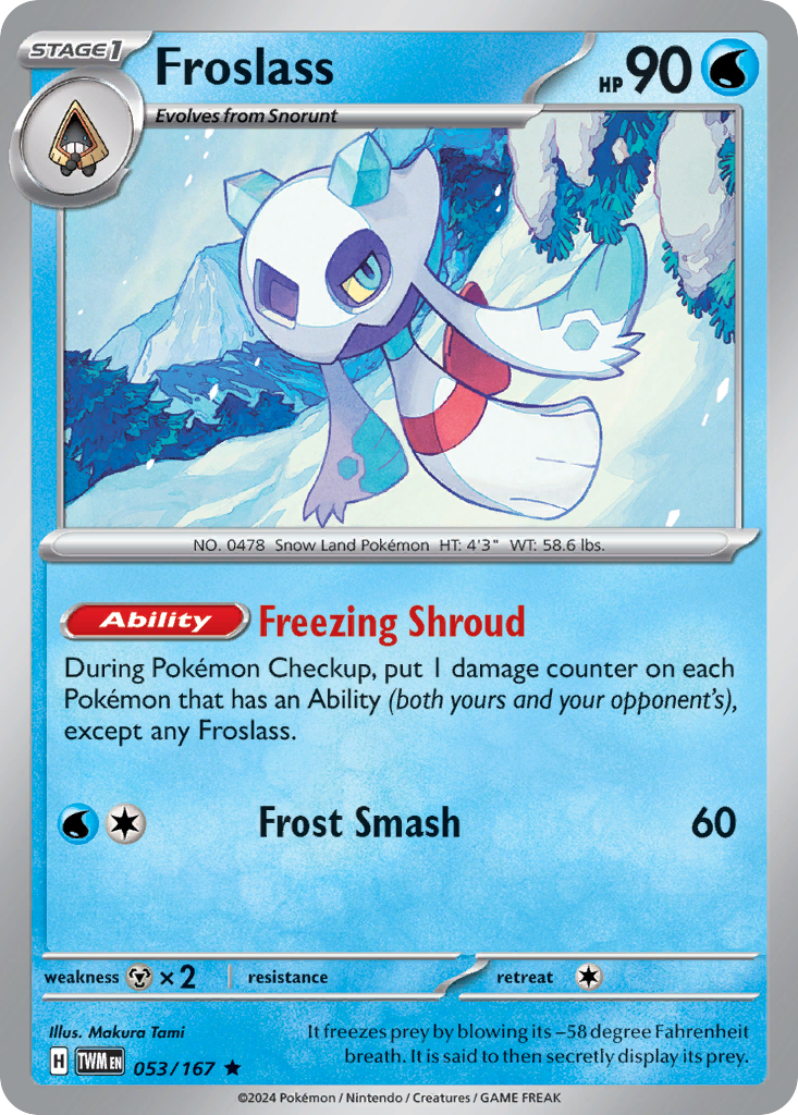 Froslass  - 053/167 - Reverse Holofoil