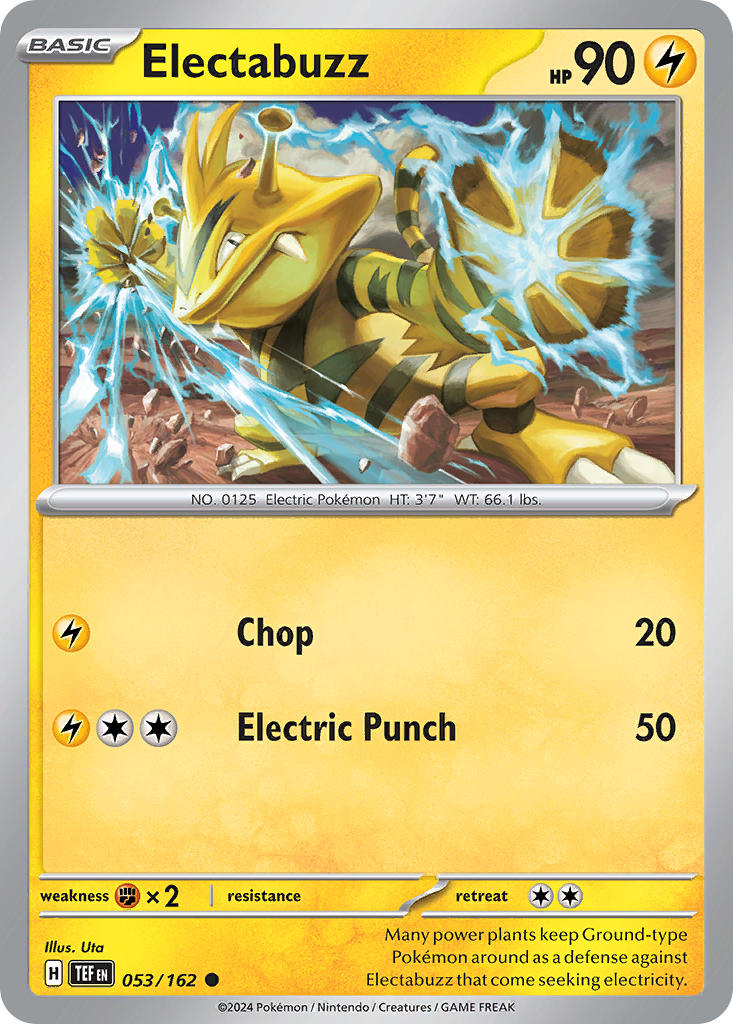 Electabuzz - 053/162 - Reverse Holofoil