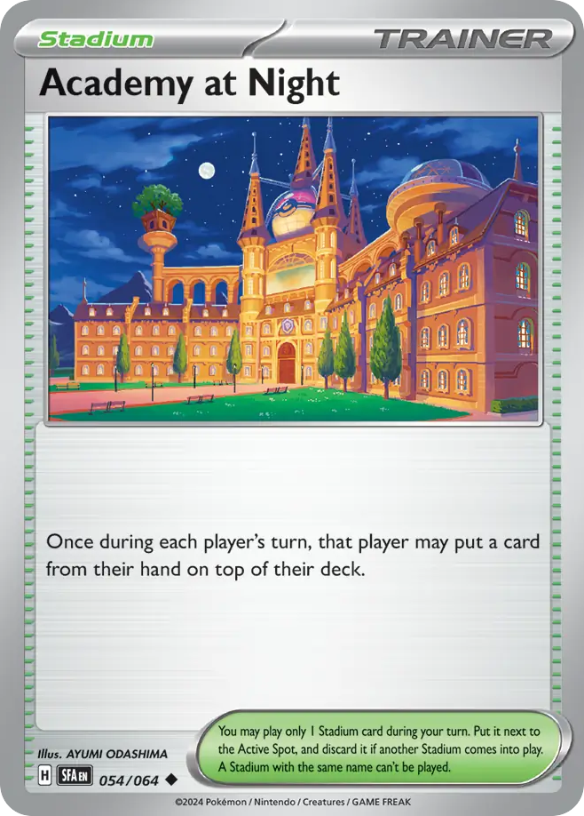 Academy at Night - 054/064 - Reverse Holofoil