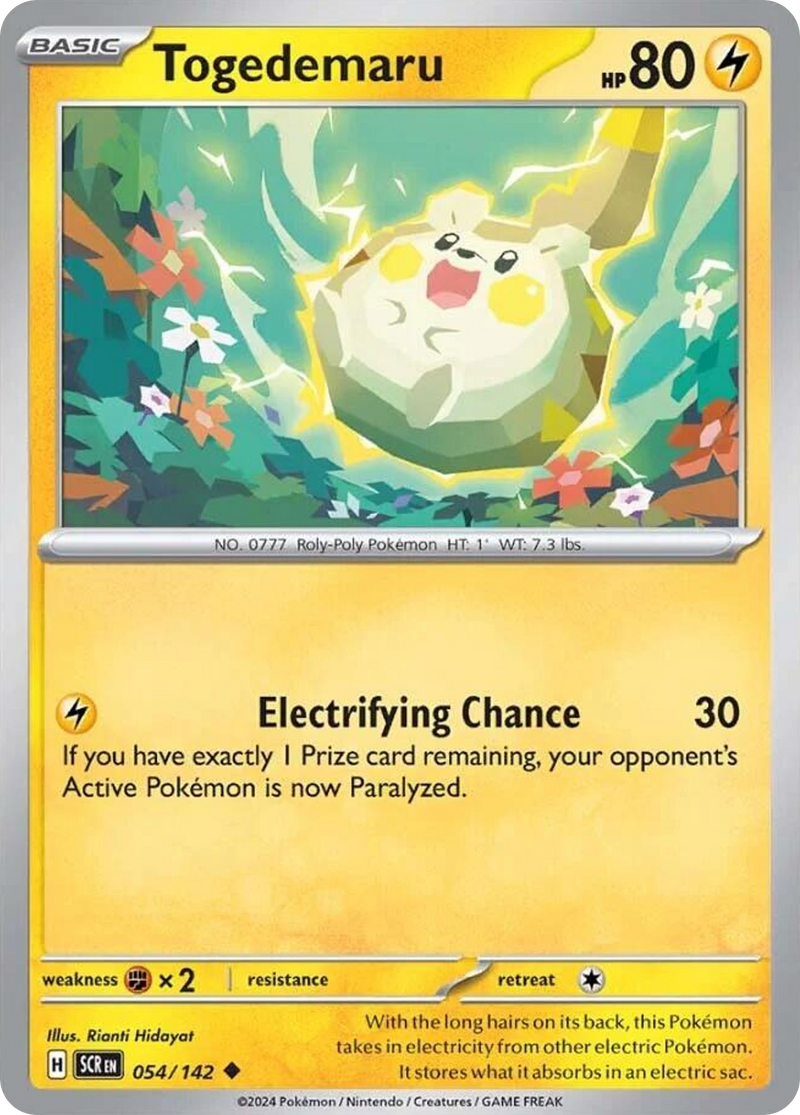 Togedemaru - 054/142 - Reverse Holofoil