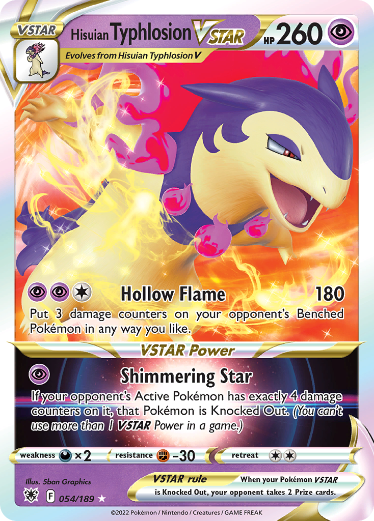 Hisuian Typhlosion VSTAR - 054/189